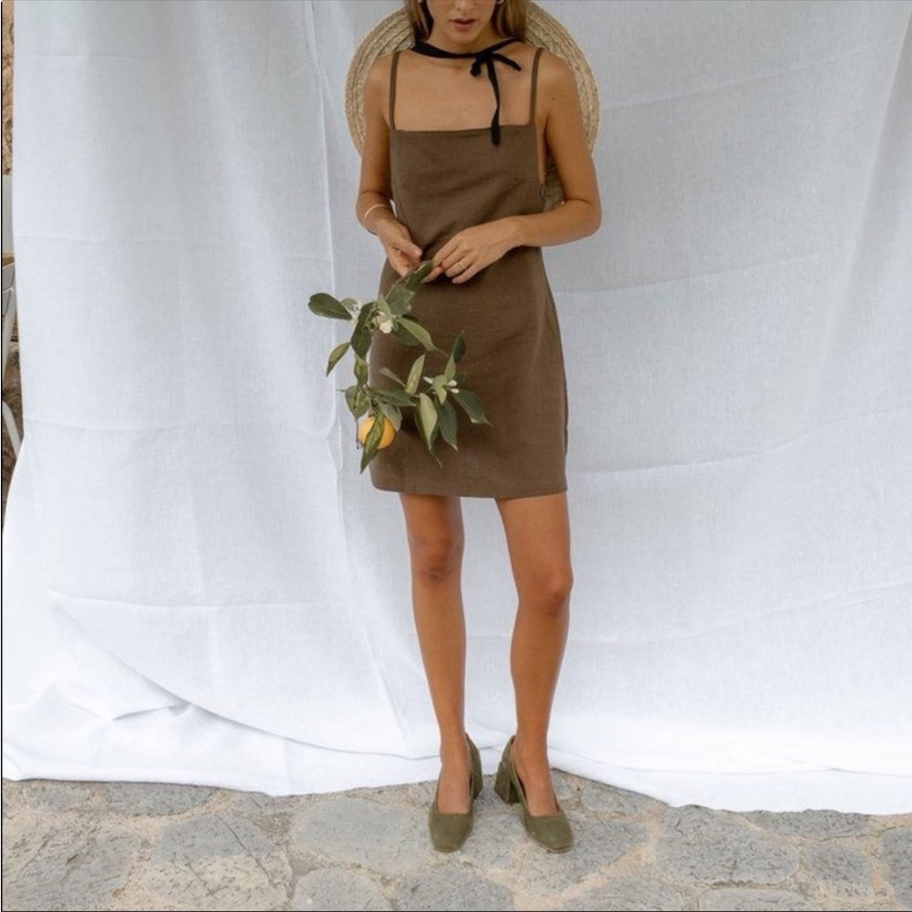 NWT YOLI & OTIS HEIDA DRESS FOREST GREEN